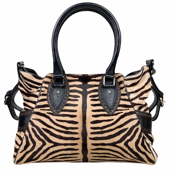 Fendi Handbags - FENDI Zebra-Print Calf Hair Bag Du Jour